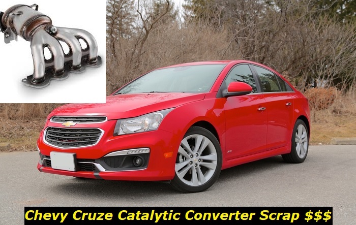 chevy cruze catalytic converter scrap price